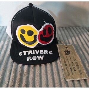 Strivers Row Nopah Hat Cap Adjustable Snapback Trucker Harlem Hip Hop Urban OSFM